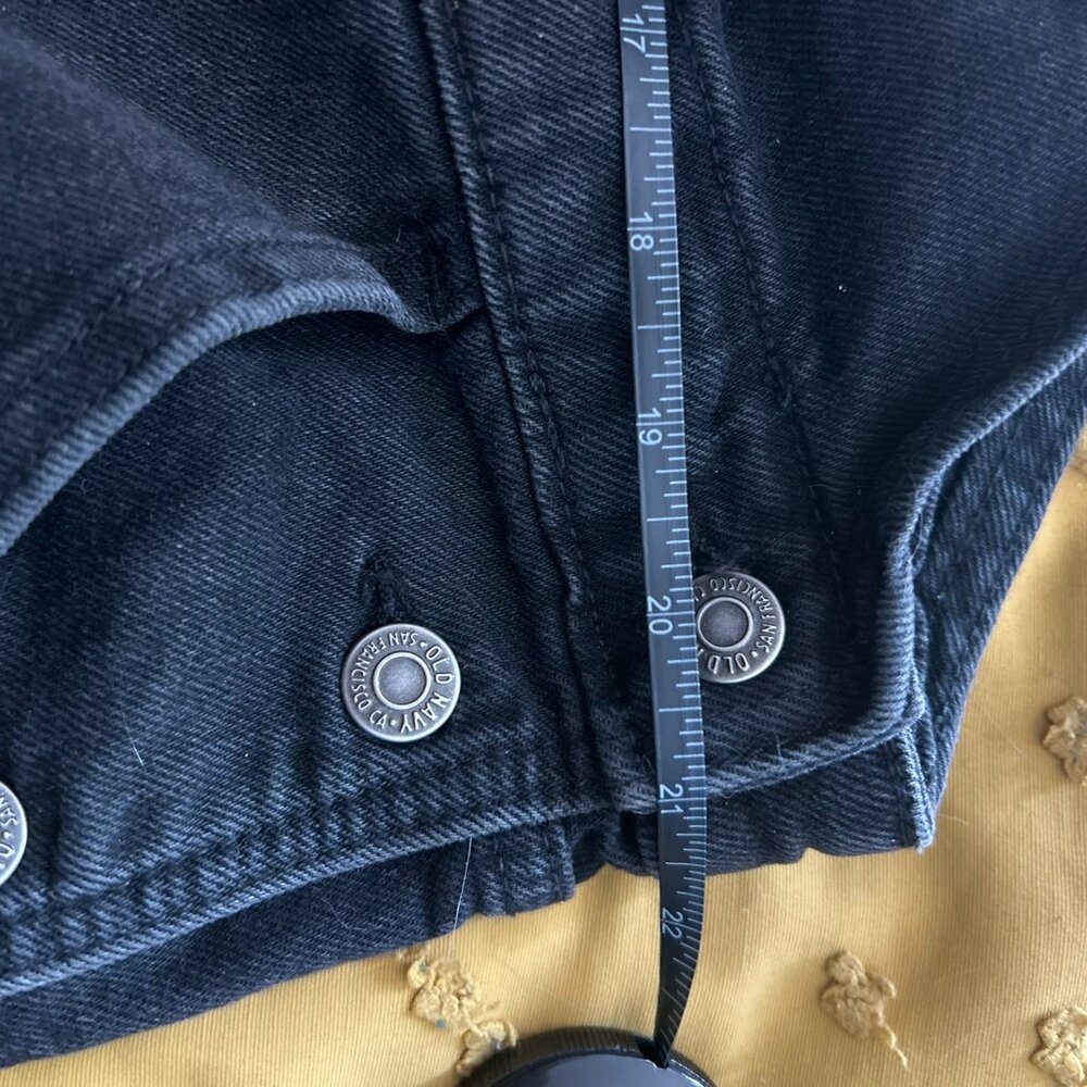 Old Navy Black Denim Overalls - Picture 5 of 7